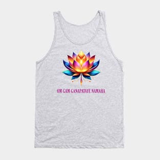 Lotus Flower Mantra Tank Top